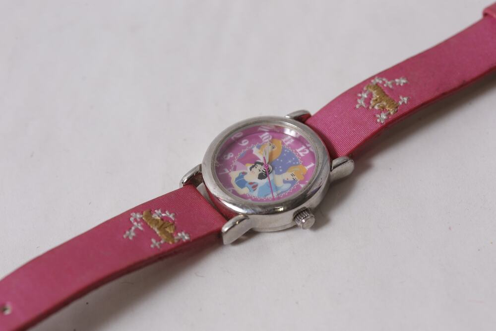 Disney Princess Wristwatch Pink Watch 1990s Collectible ~ 260521-WH 718